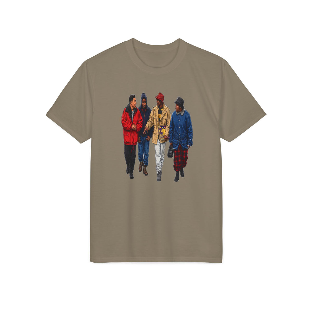 Group of Friends Streetwear T-Shirt — Cozy Urban Crew Graphic Tee