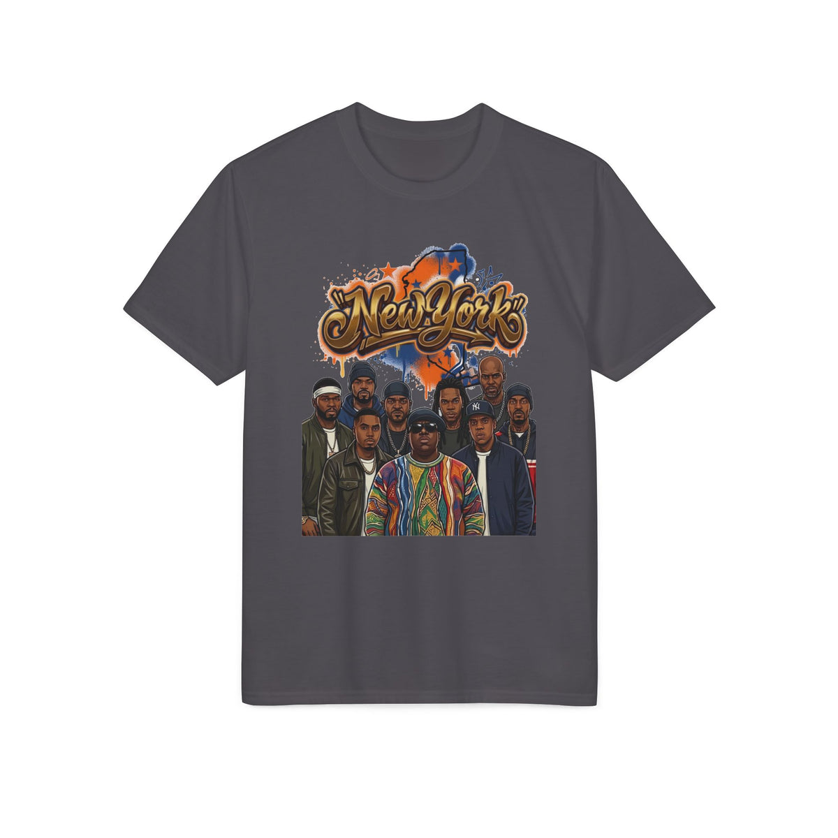 New York Hip Hop Crew Graphic T-Shirt