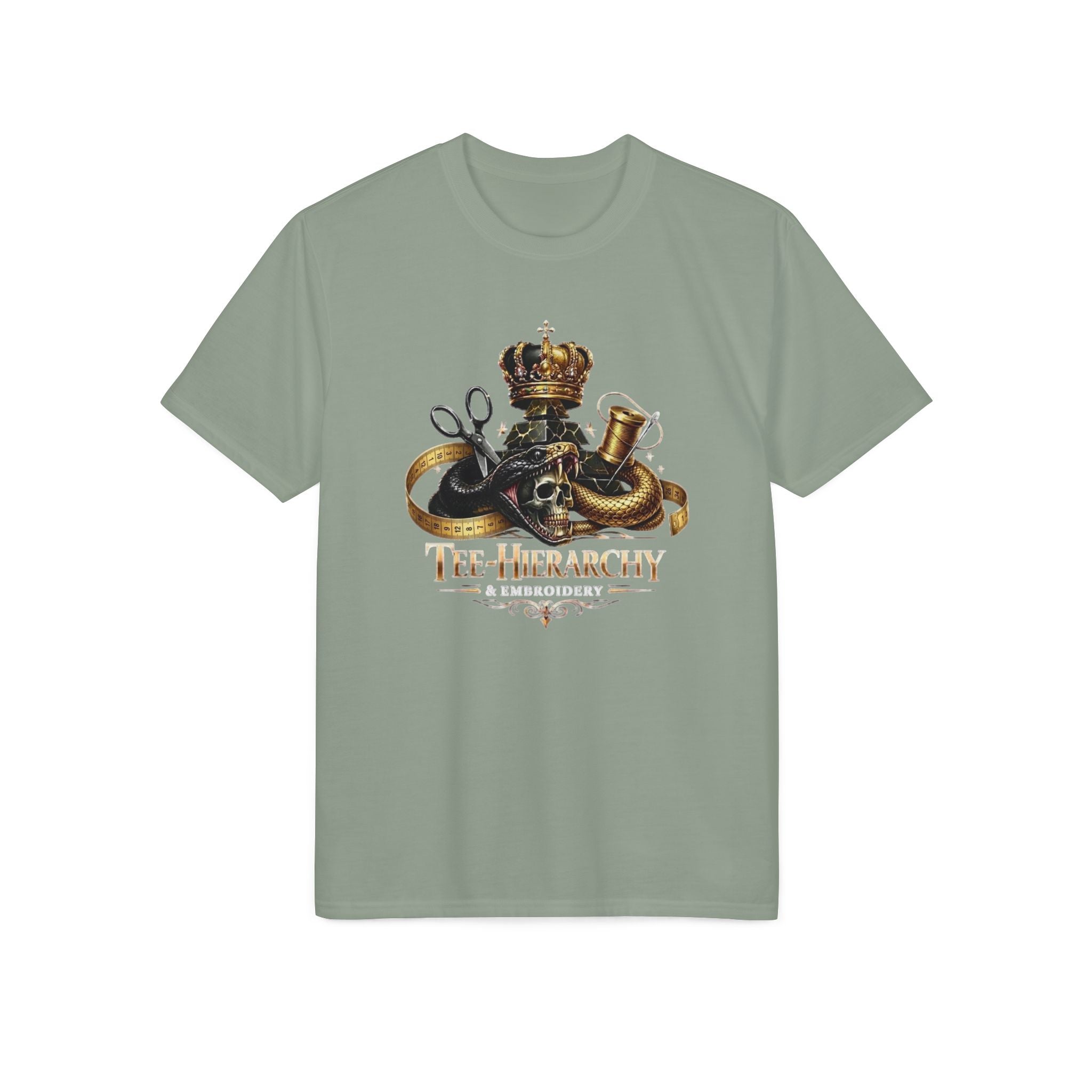 Crowned Octopus Performance T-Shirt – 'Le Triumphant' Nautical Graphic