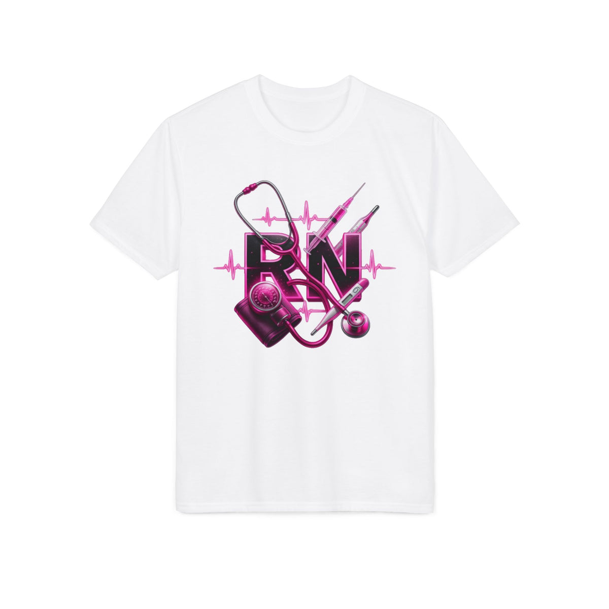 Strength Heal Anchor Octopus Graphic T-Shirt — Courage Care Compassion Design
