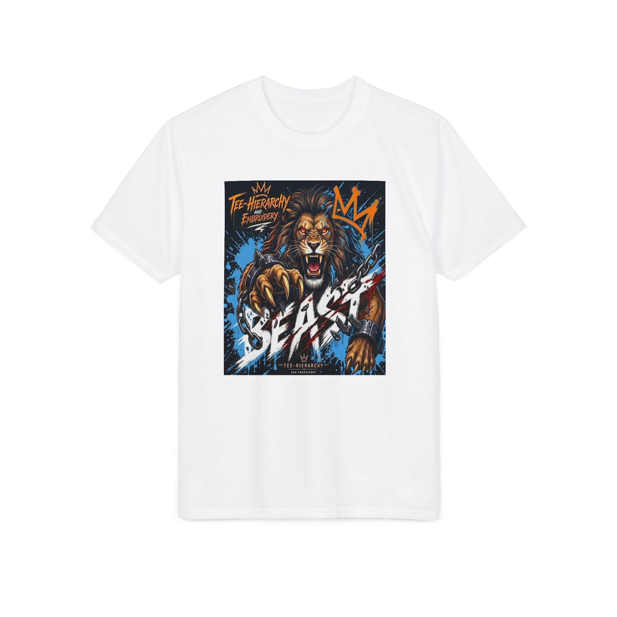 Beast King Lion Graphic T-Shirt — "Beast" Athletic Performance Tee