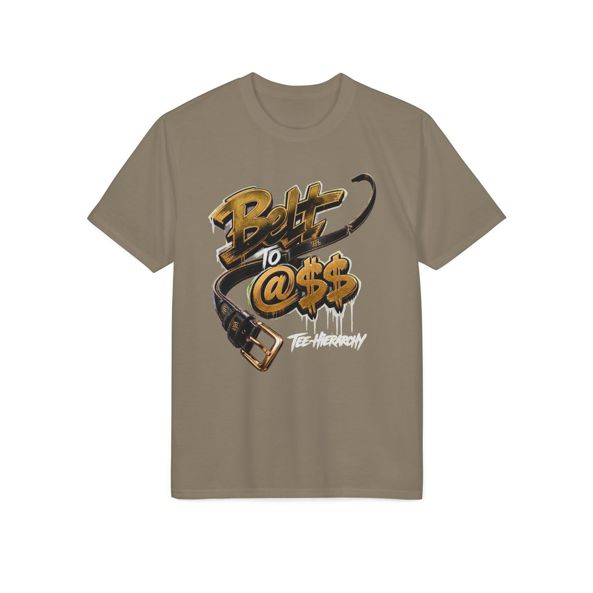 Money Hustle T-Shirt – "Belt to Cash" Streetwear Graphic Tee