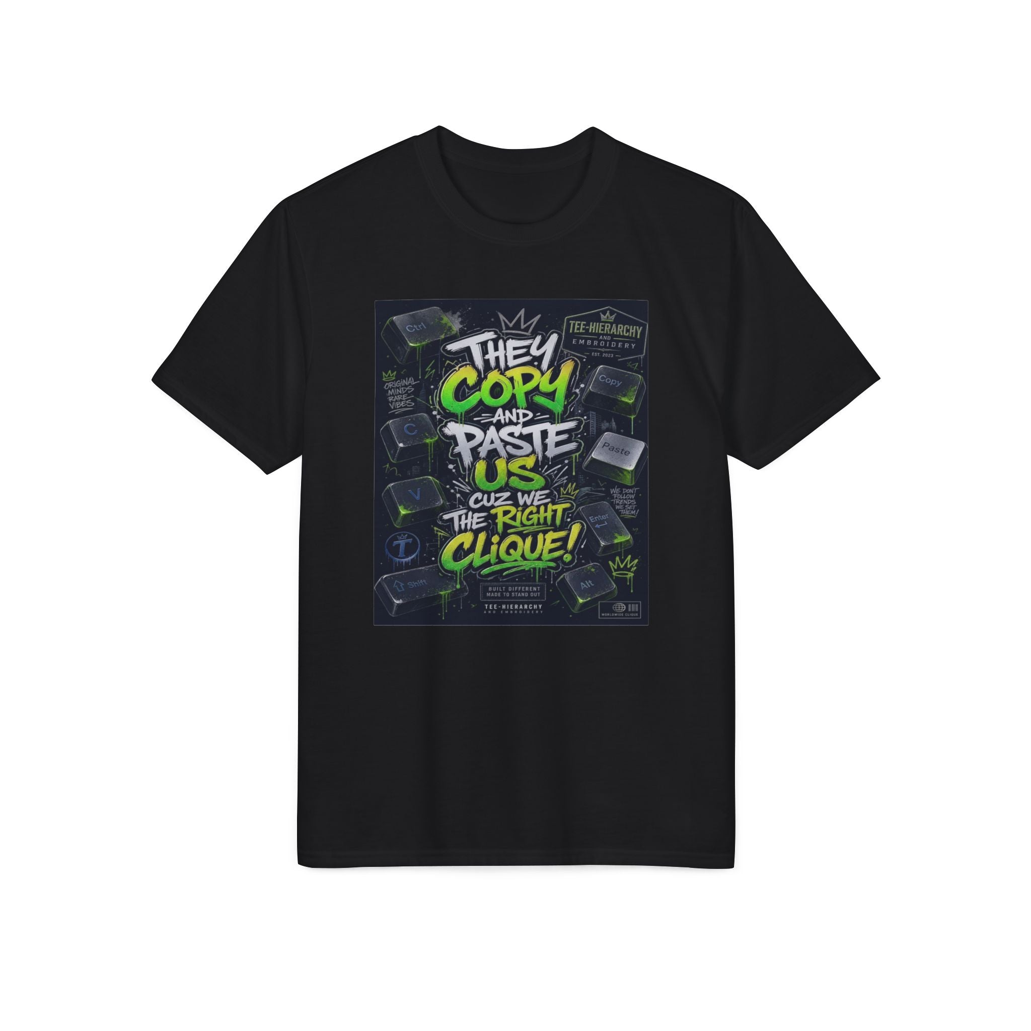 They Copy and Paste Us T-Shirt – Funny Programmer / Coder Tech Tee