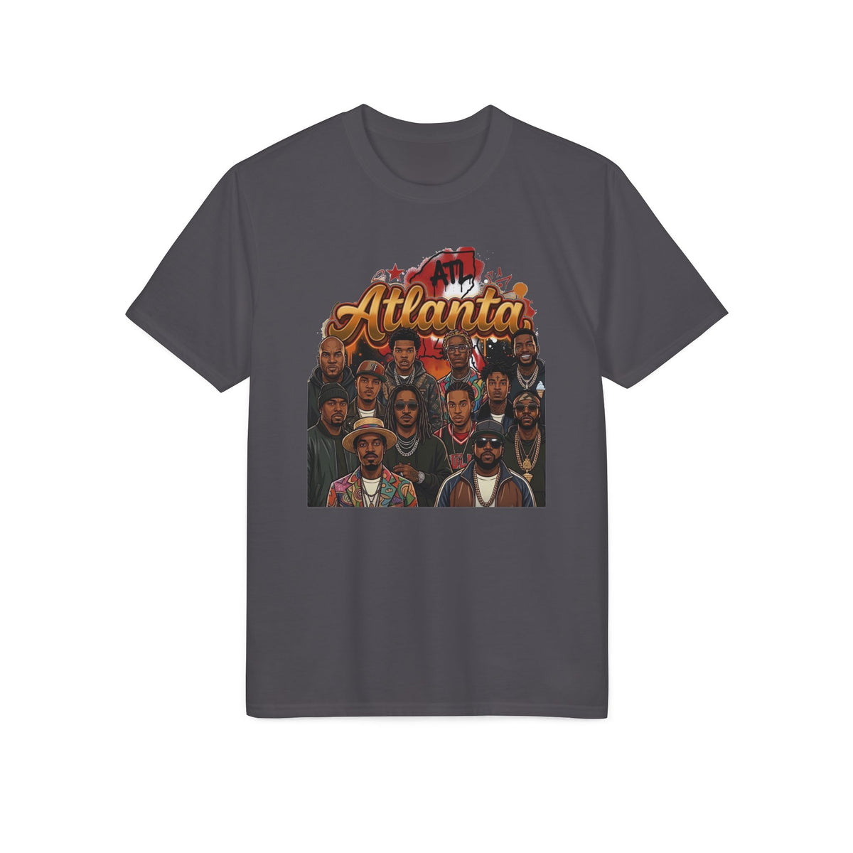 Atlanta Portrait T-Shirt — City Hip-Hop Crew Graphic Tee