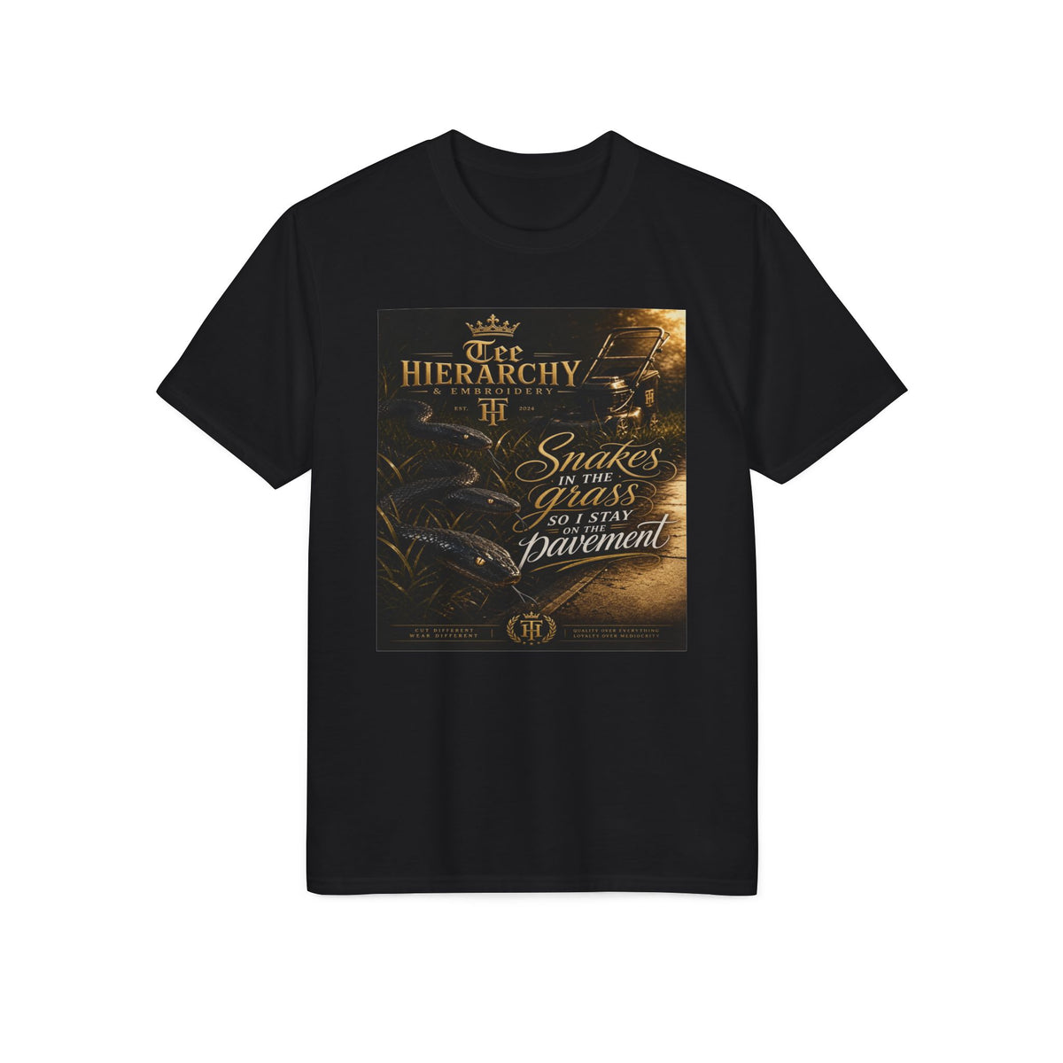 Snakes in the Grass T-Shirt — Moody Inspirational Graphic Tee