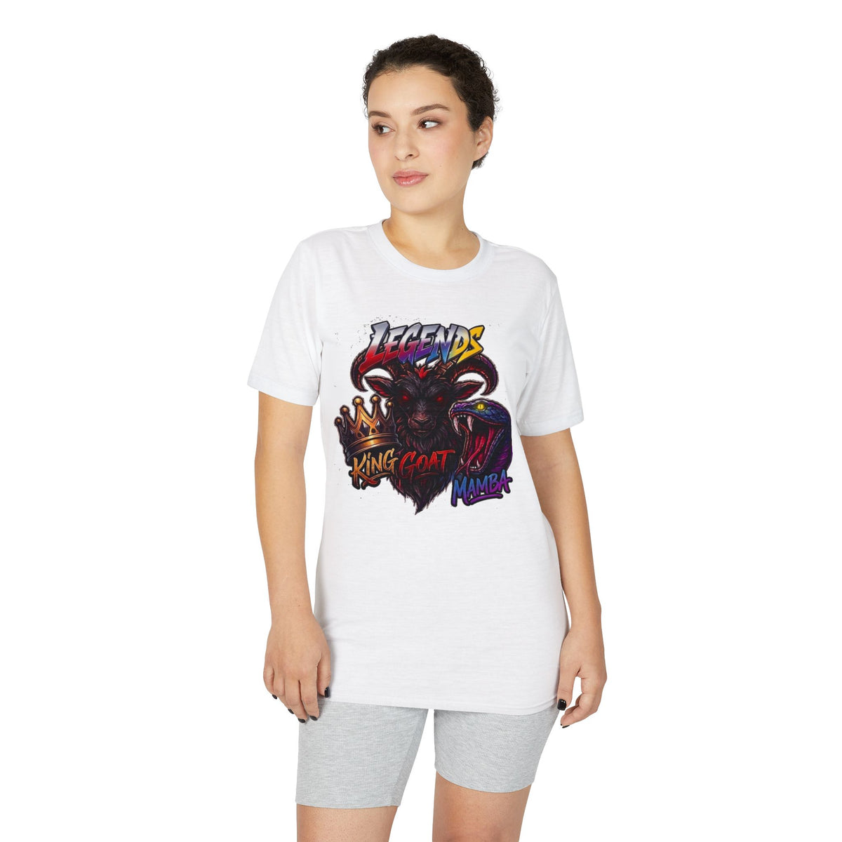 T-Shirt — Retro Monster Racing Graphic Tee (’Legend’ Neon Streetwear)