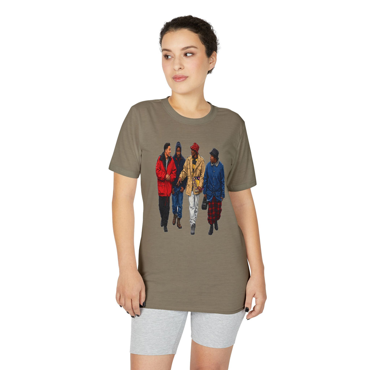 Group of Friends Streetwear T-Shirt — Cozy Urban Crew Graphic Tee