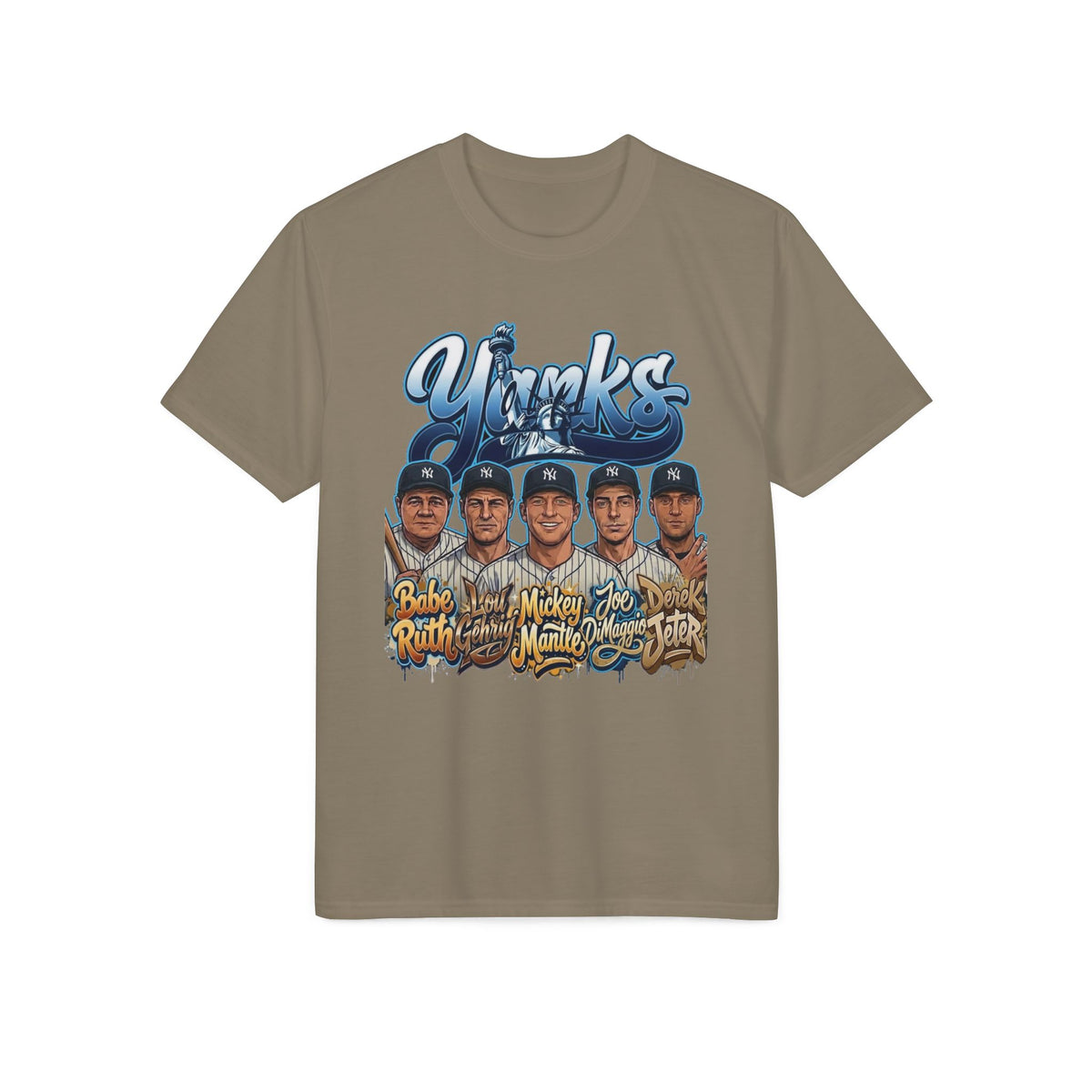 Baseball Team Portrait T-Shirt — Vintage Player Names Graphic Tee
