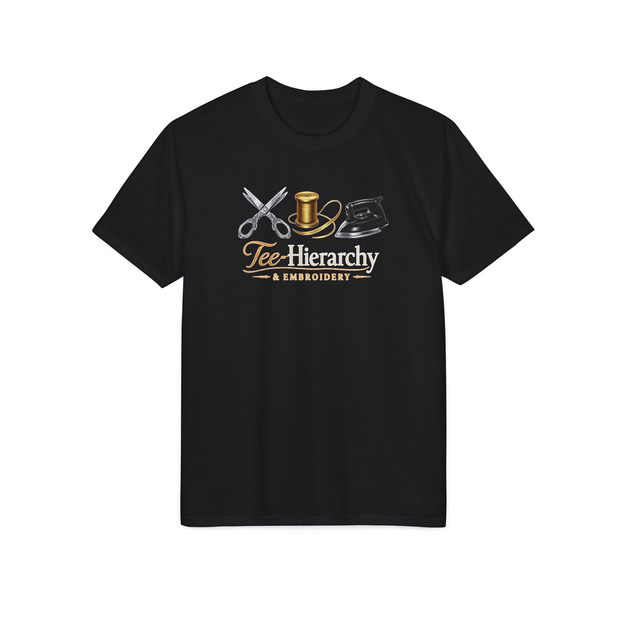 Barber Tools Graphic T-Shirt – "Too Blessed to Be Stressed"