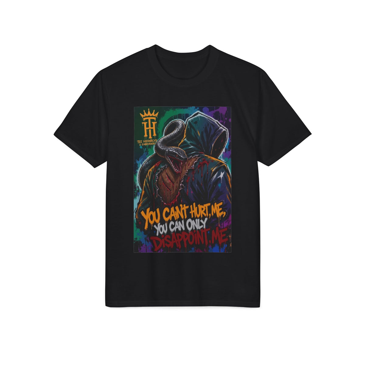 You Can't Hurt Me Graphic T-Shirt — Hooded Figure Streetwear Tee