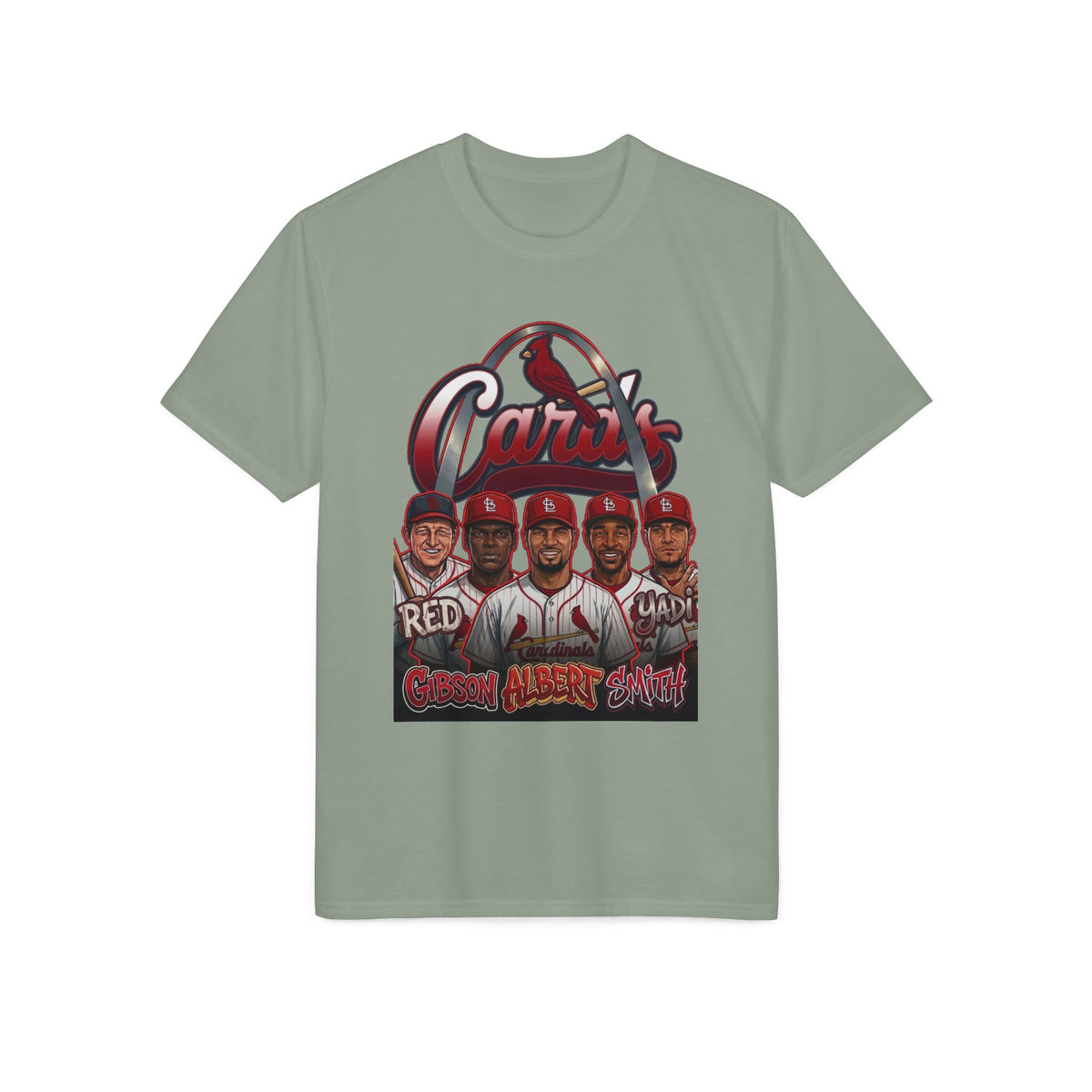 Cardinals Team Portrait Performance T-Shirt — Grand Avenue Squad Graphic
