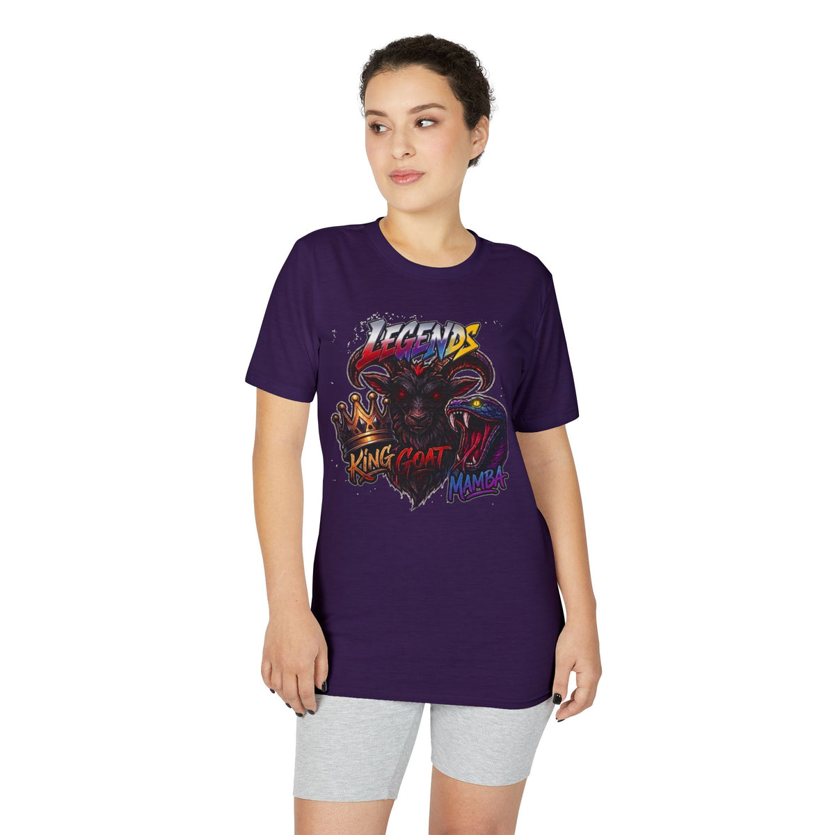 T-Shirt — Retro Monster Racing Graphic Tee (’Legend’ Neon Streetwear)
