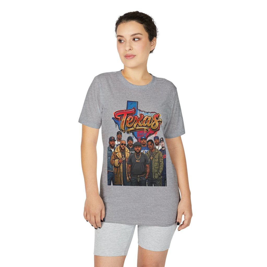 Texas Crew Illustration T-Shirt — Lone Star City Portrait Tee