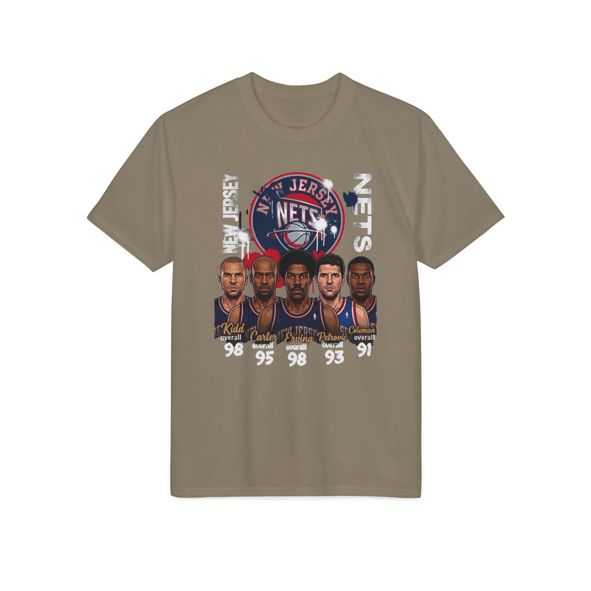 Brooklyn Nets Legends Team Portrait T-Shirt