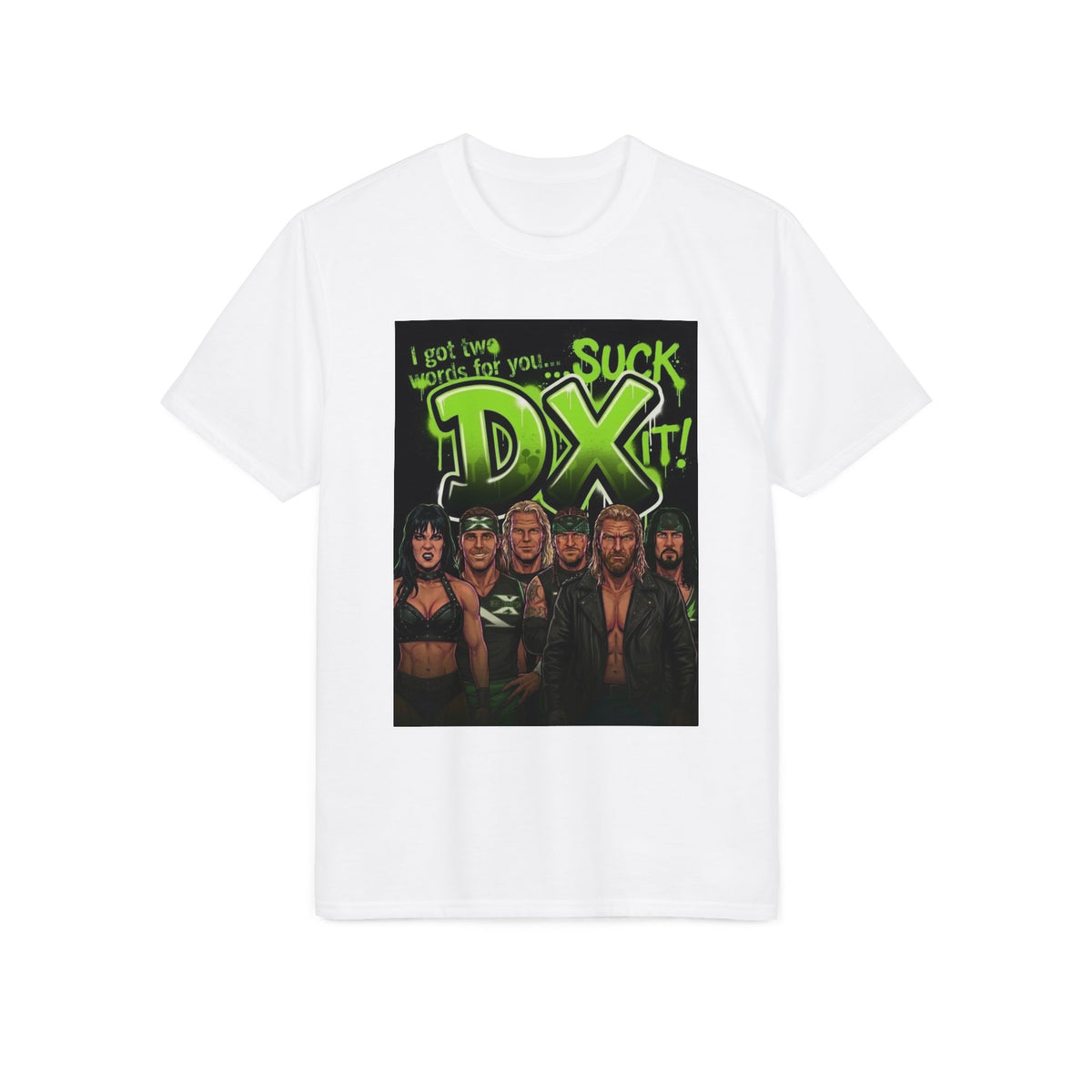DX Suck It! Graphic T-Shirt - Retro Wrestling Fan Tee
