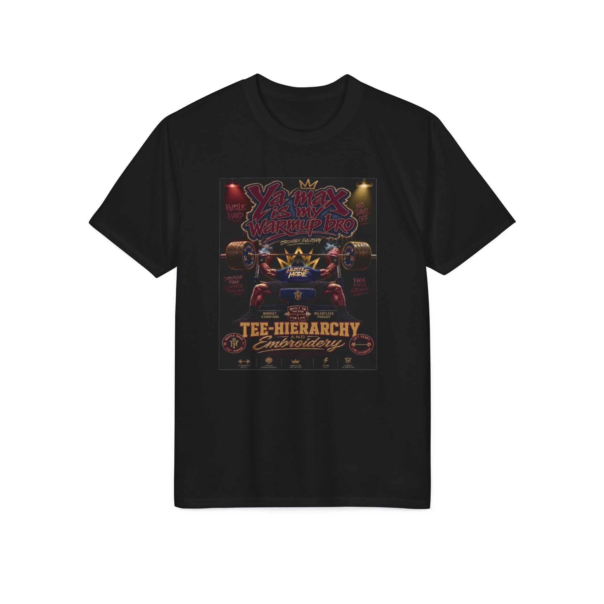 T-Shirt — Tee-Hierarchy 'King of Tees' Graphic Performance Shirt