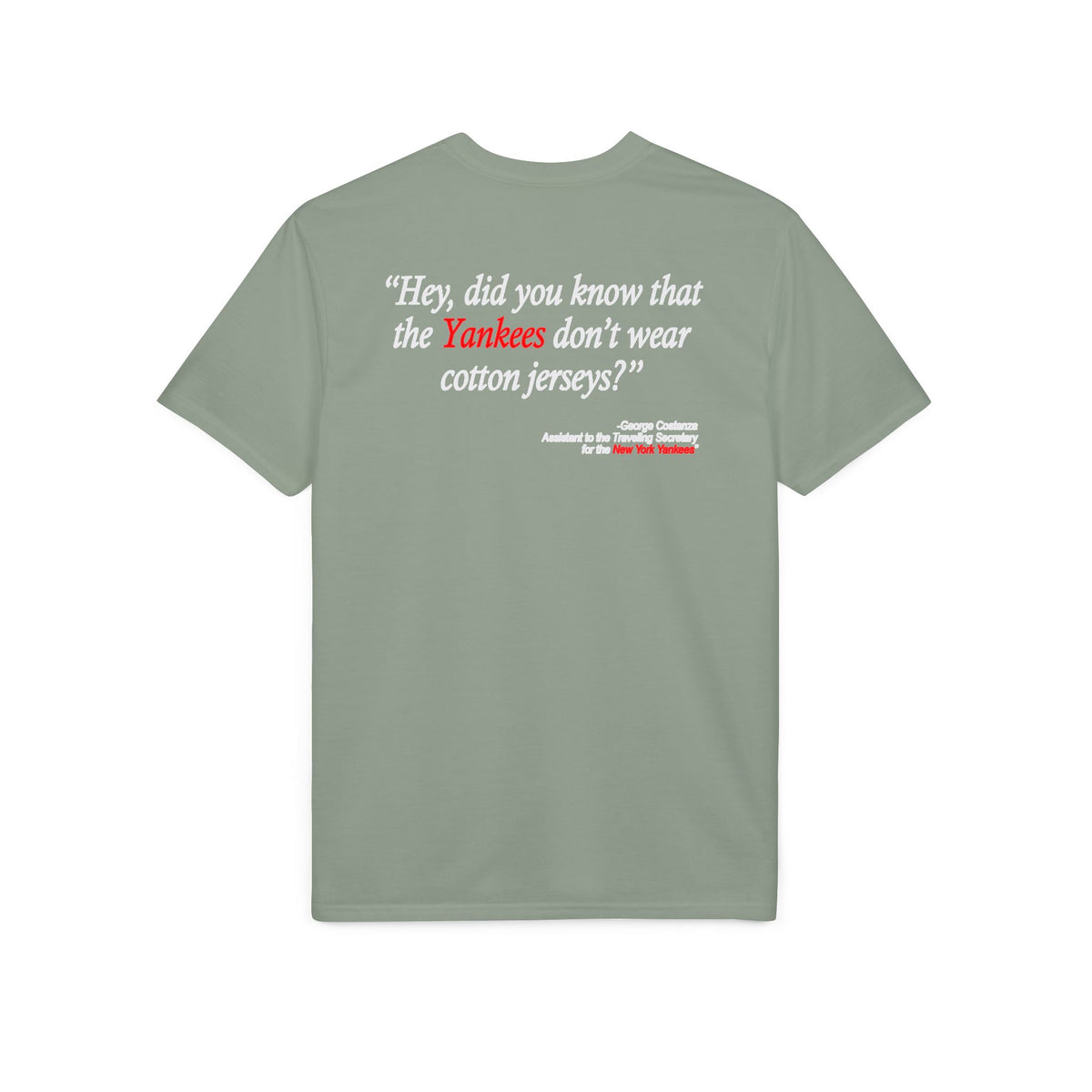 Baseball Team T-Shirt — Retro NY Logo Seinfeld Mashup