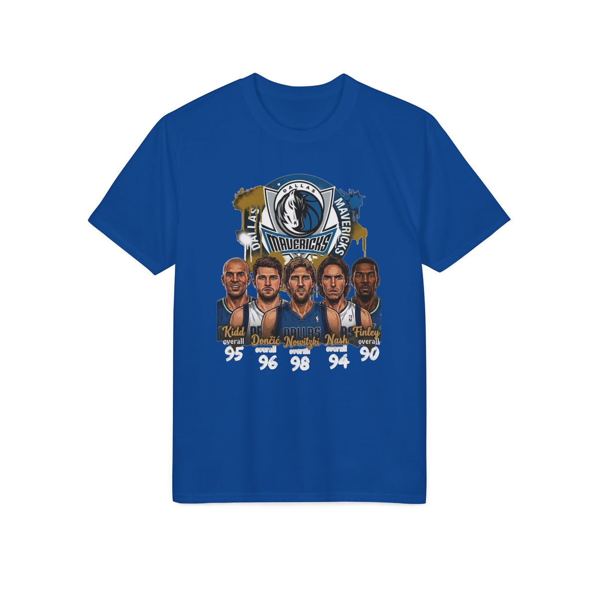 Dallas Mavericks Basketball Team Portrait T-Shirt