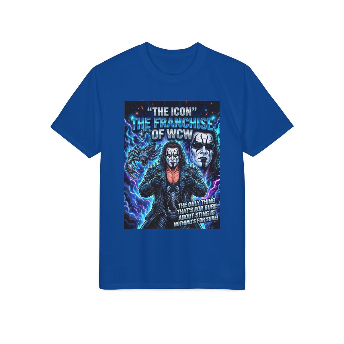 Wrestling Legend Graphic T-Shirt — "The Icon, The Franchise of WCW" Design
