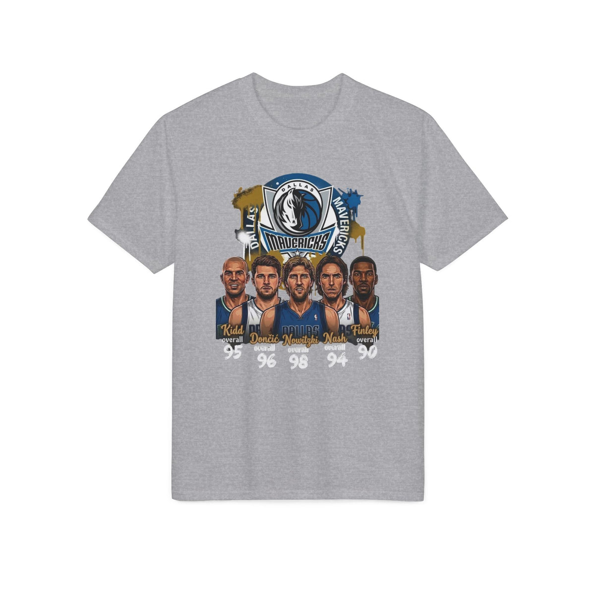 Dallas Mavericks Basketball Team Portrait T-Shirt