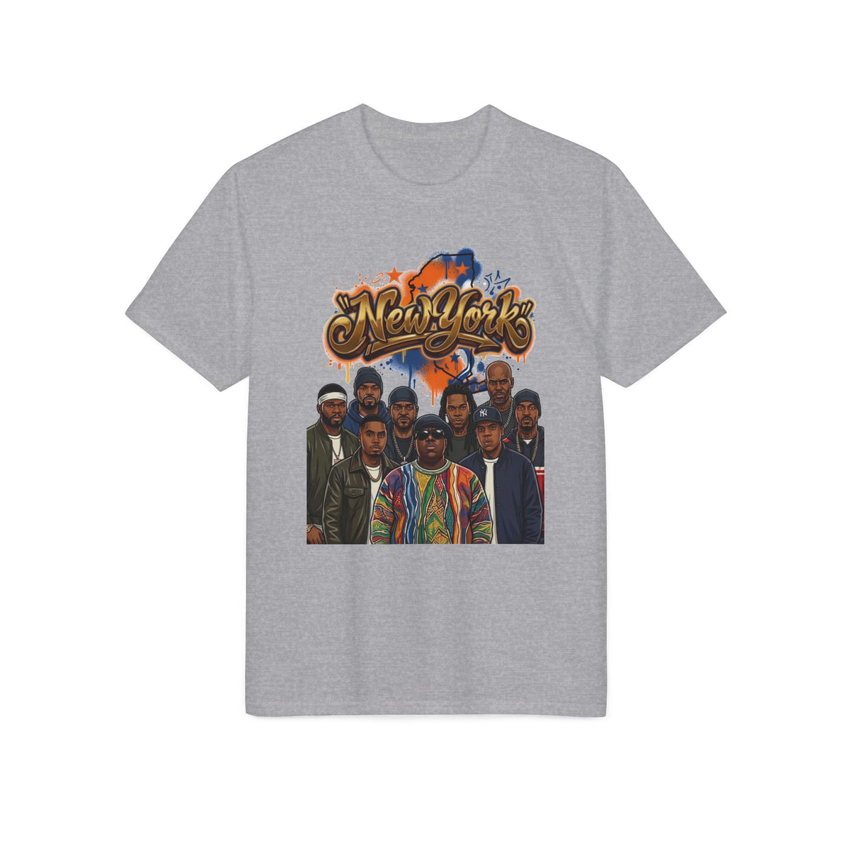 New York Hip Hop Crew Graphic T-Shirt