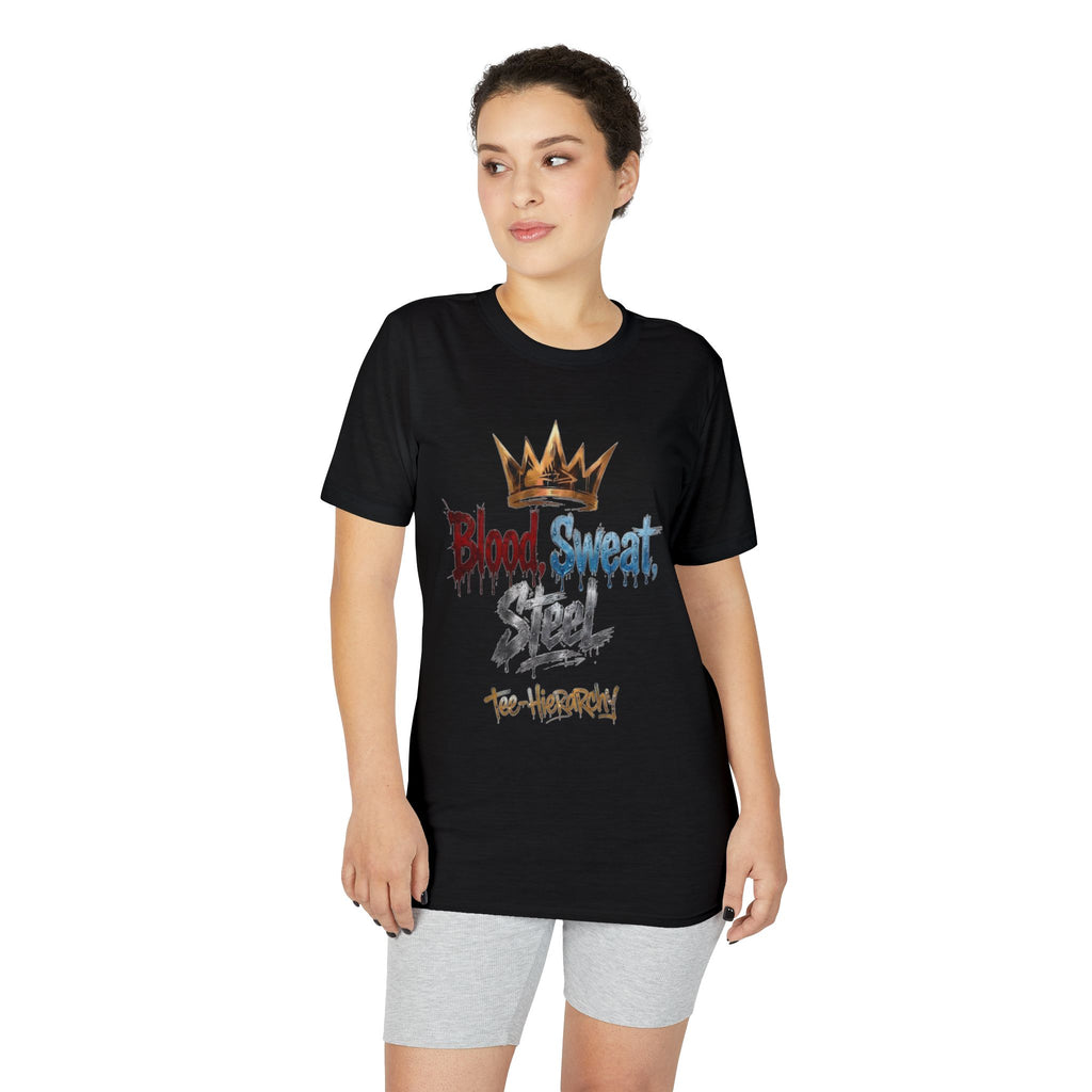 Blood, Sweat & Tears Crown T‑Shirt — Athletic Performance Tee