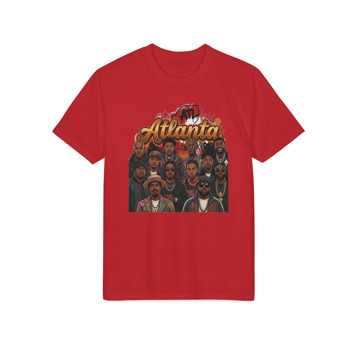 Atlanta Portrait T-Shirt — City Hip-Hop Crew Graphic Tee
