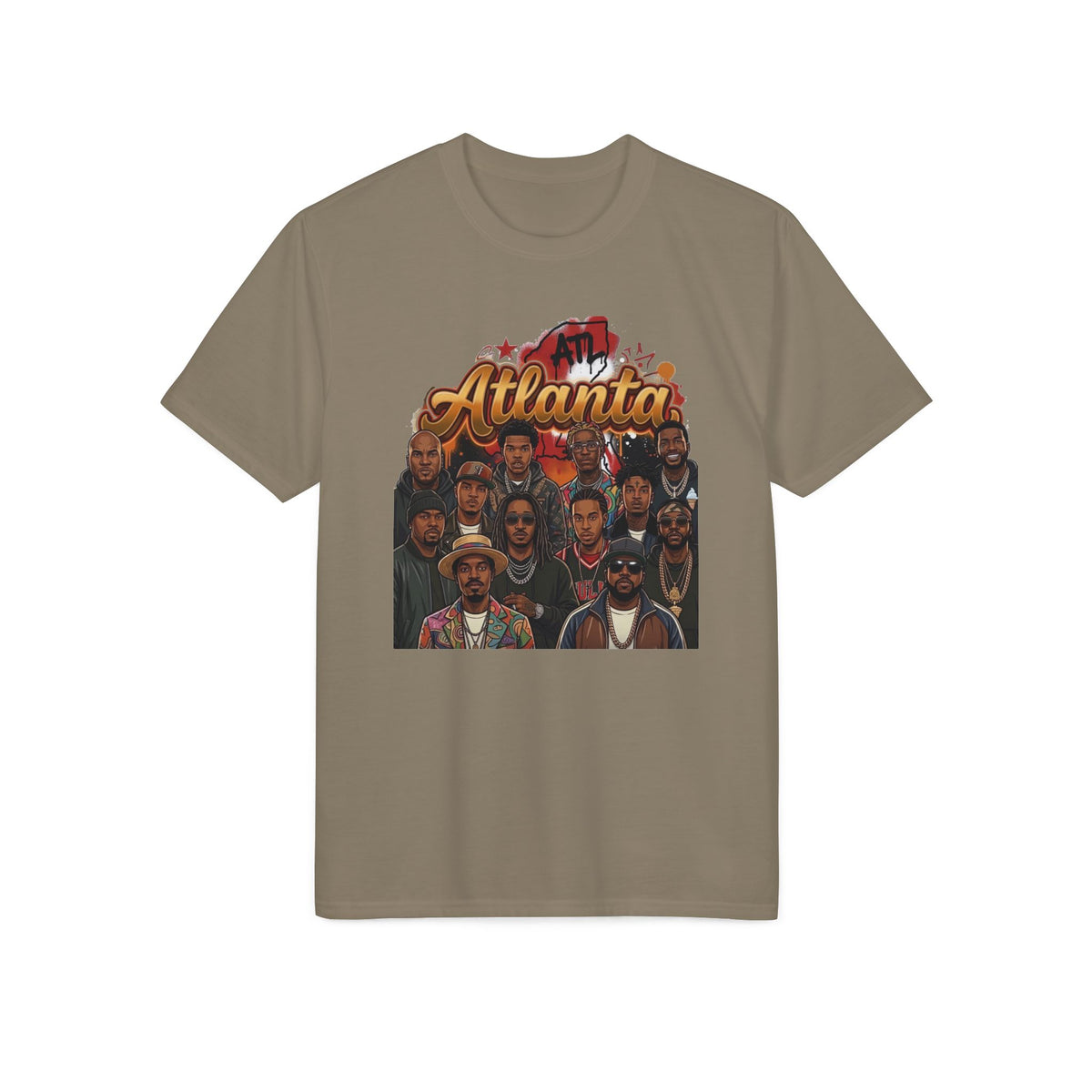 Atlanta Portrait T-Shirt — City Hip-Hop Crew Graphic Tee