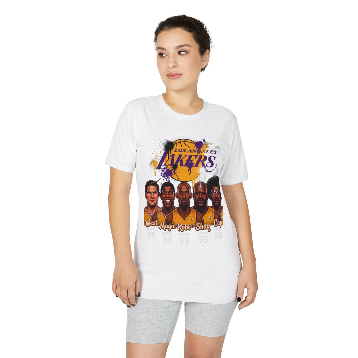 Los Angeles Lakers Legends T-Shirt — West, Magic, Kobe, Shaq, Kareem Squad