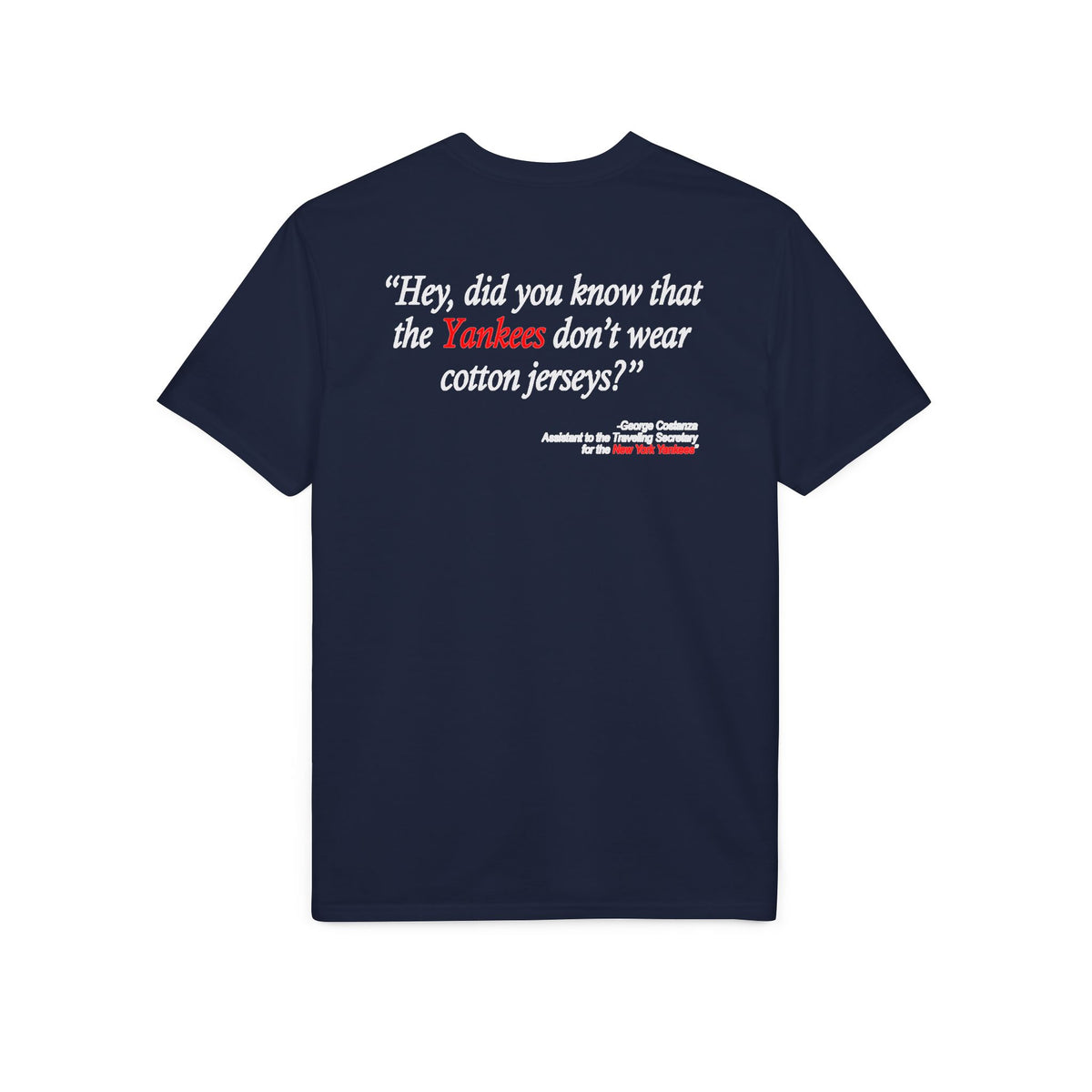 Baseball Team T-Shirt — Retro NY Logo Seinfeld Mashup