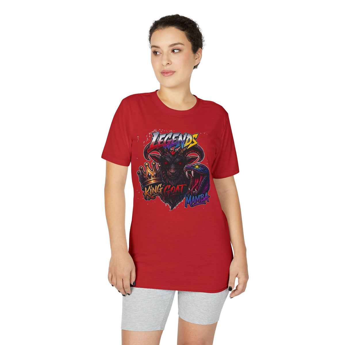 T-Shirt — Retro Monster Racing Graphic Tee (’Legend’ Neon Streetwear)