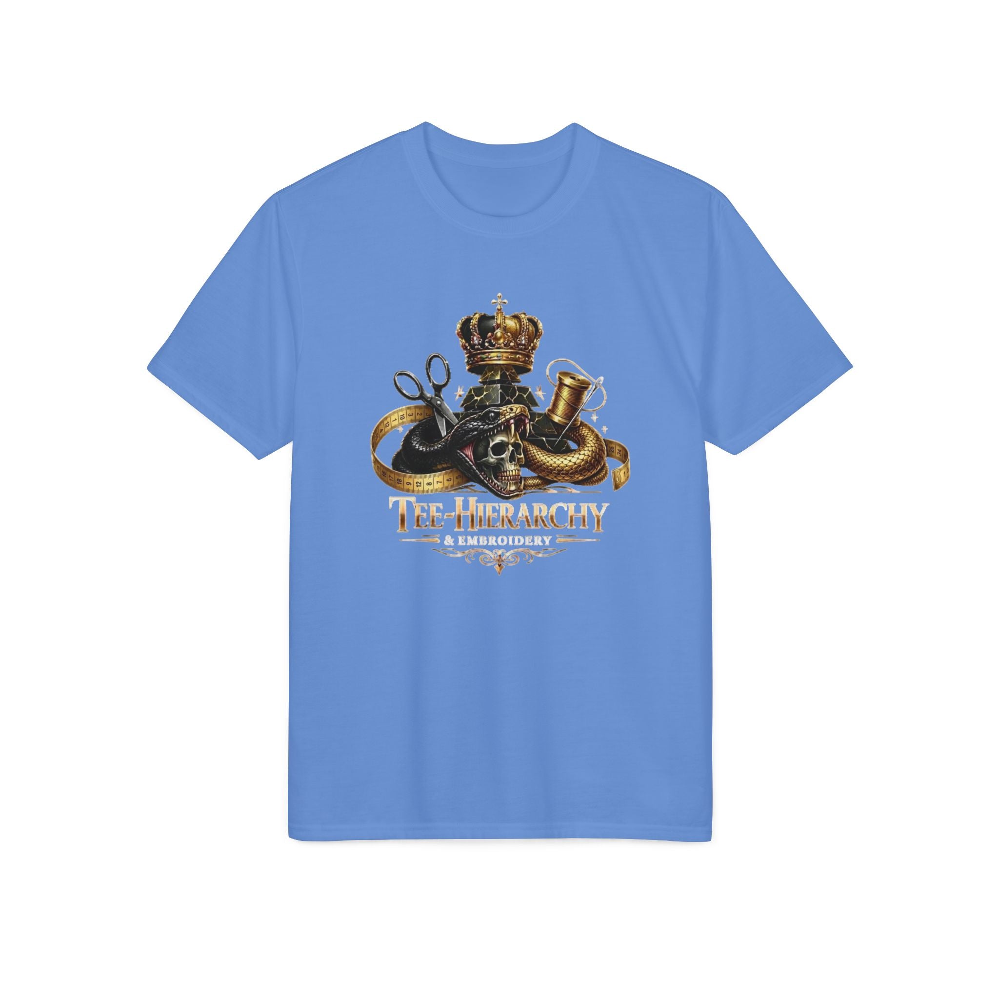 Crowned Octopus Performance T-Shirt – 'Le Triumphant' Nautical Graphic