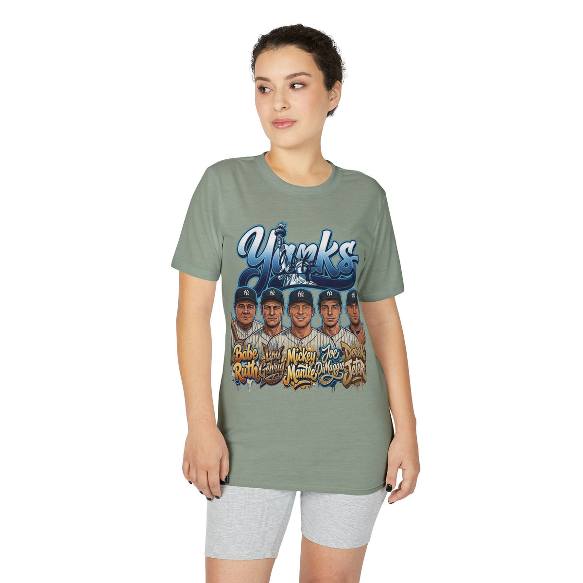 Baseball Team Portrait T-Shirt — Vintage Player Names Graphic Tee