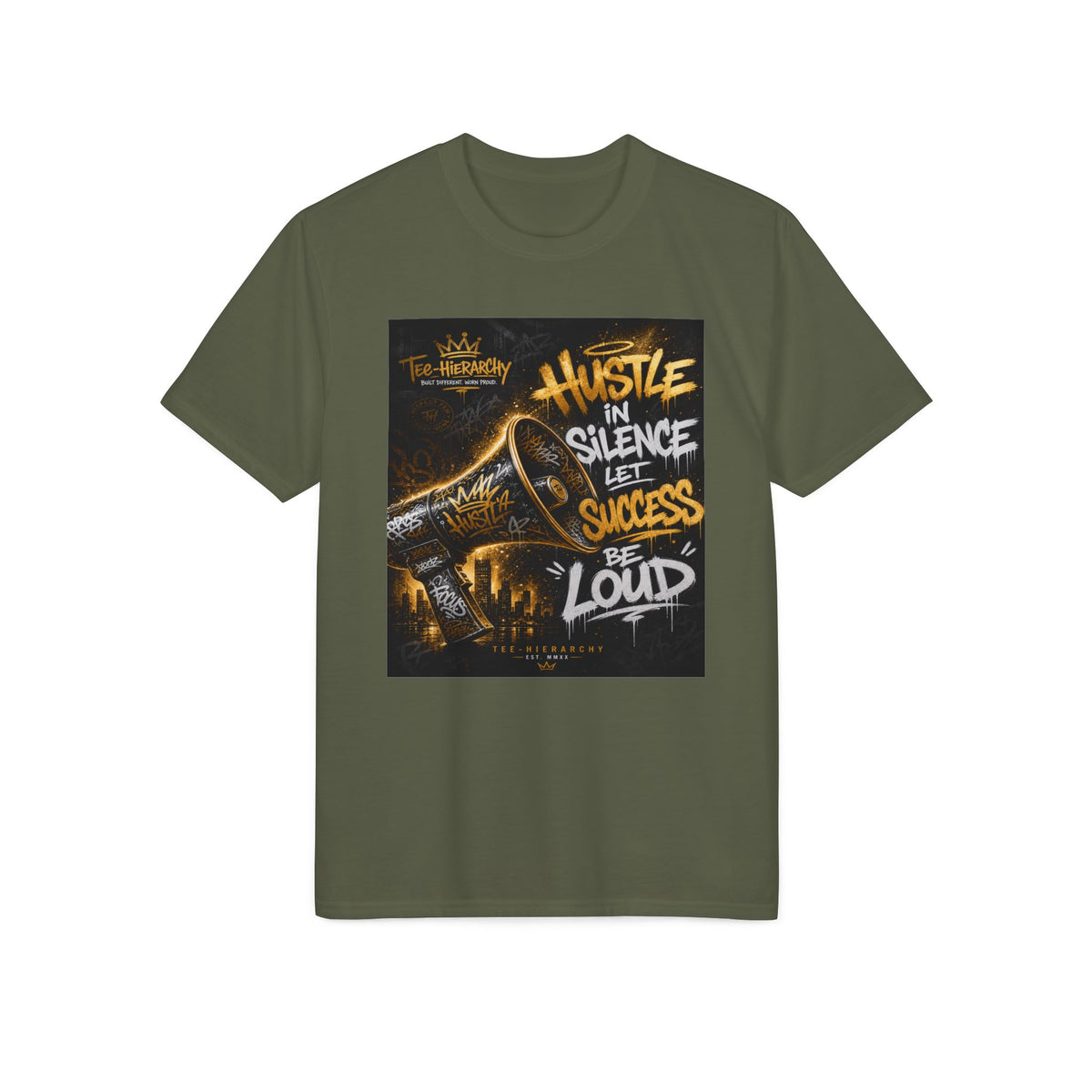Hustle in Silence Success Loud Performance T-Shirt