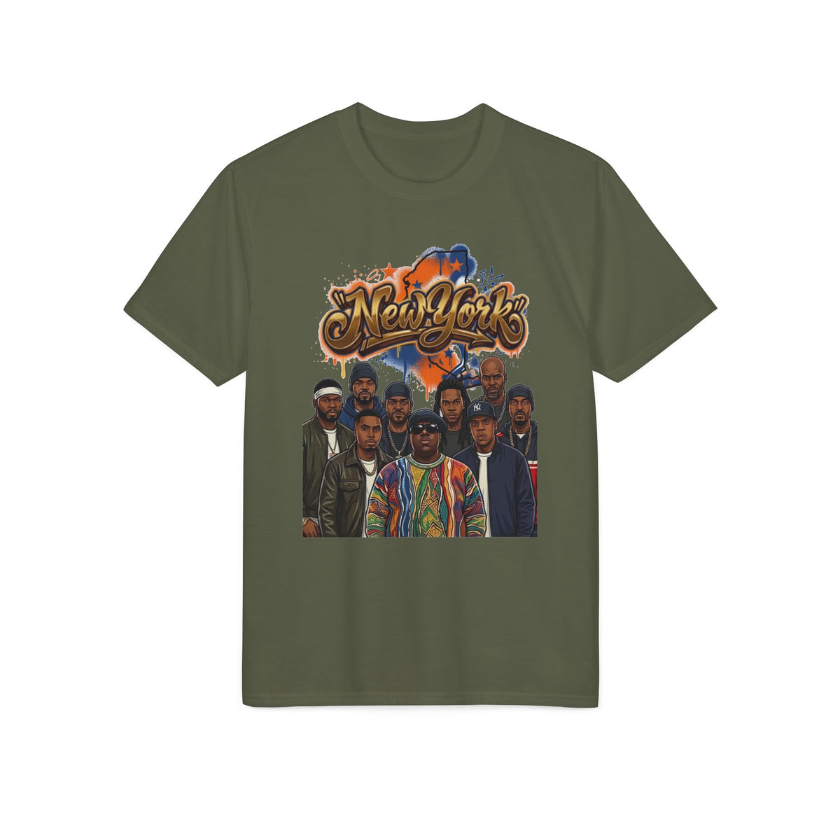 New York Hip Hop Crew Graphic T-Shirt