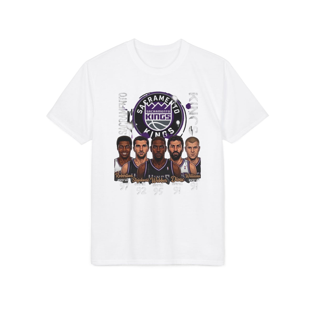 Sacramento Kings Players Graphic T-Shirt