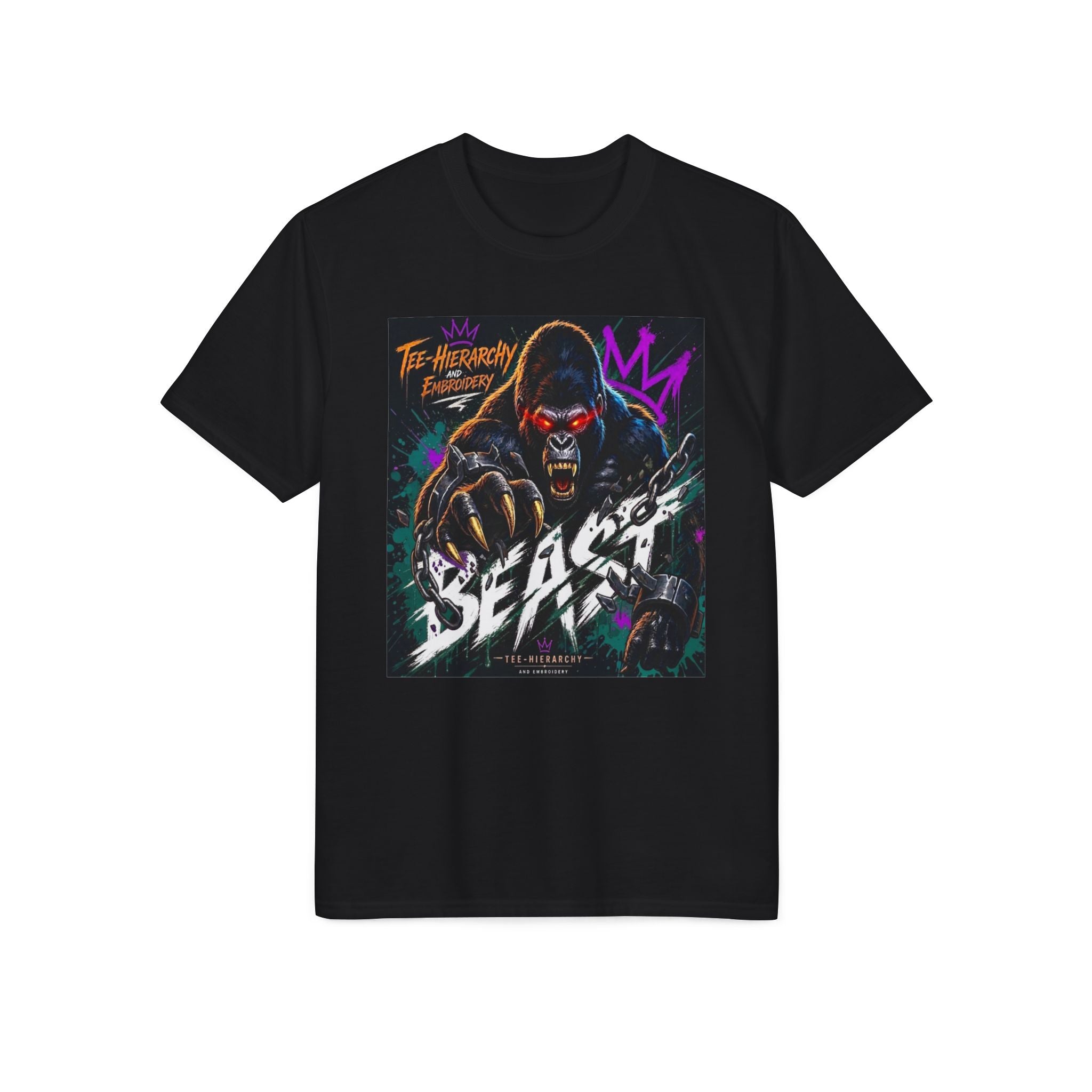 Beast Gorilla Graphic T-Shirt — 'Beast' Streetwear Performance Tee
