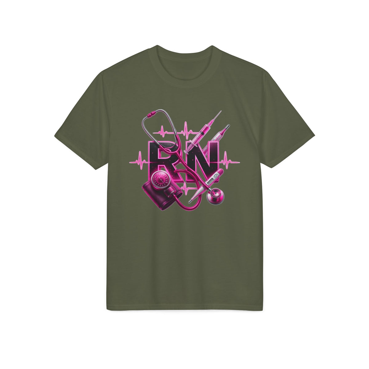 Strength Heal Anchor Octopus Graphic T-Shirt — Courage Care Compassion Design