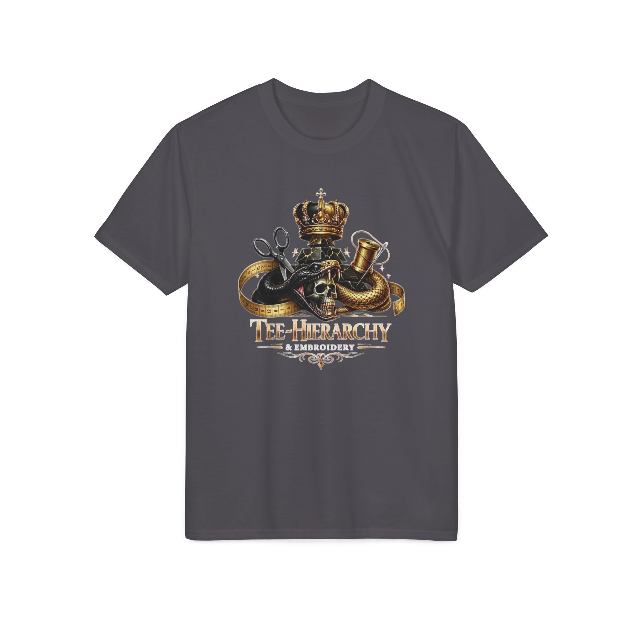 Crowned Octopus Performance T-Shirt – 'Le Triumphant' Nautical Graphic