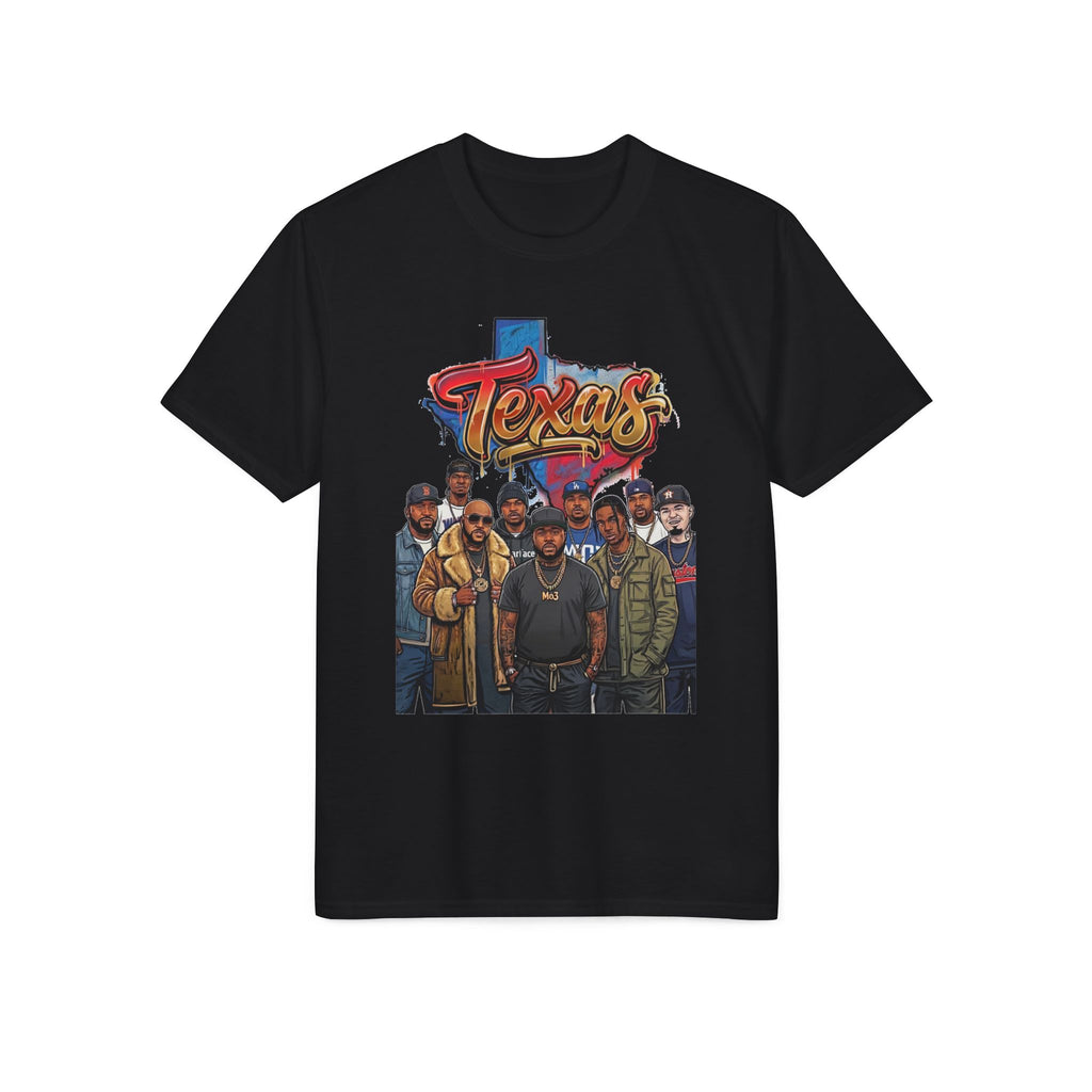 Texas Crew Illustration T-Shirt — Lone Star City Portrait Tee