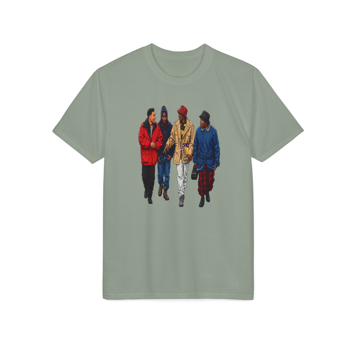 Group of Friends Streetwear T-Shirt — Cozy Urban Crew Graphic Tee