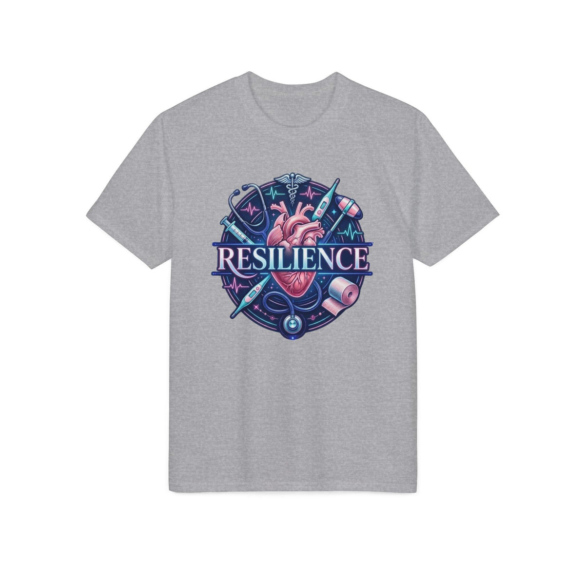 Resilience Heart Design T‑Shirt