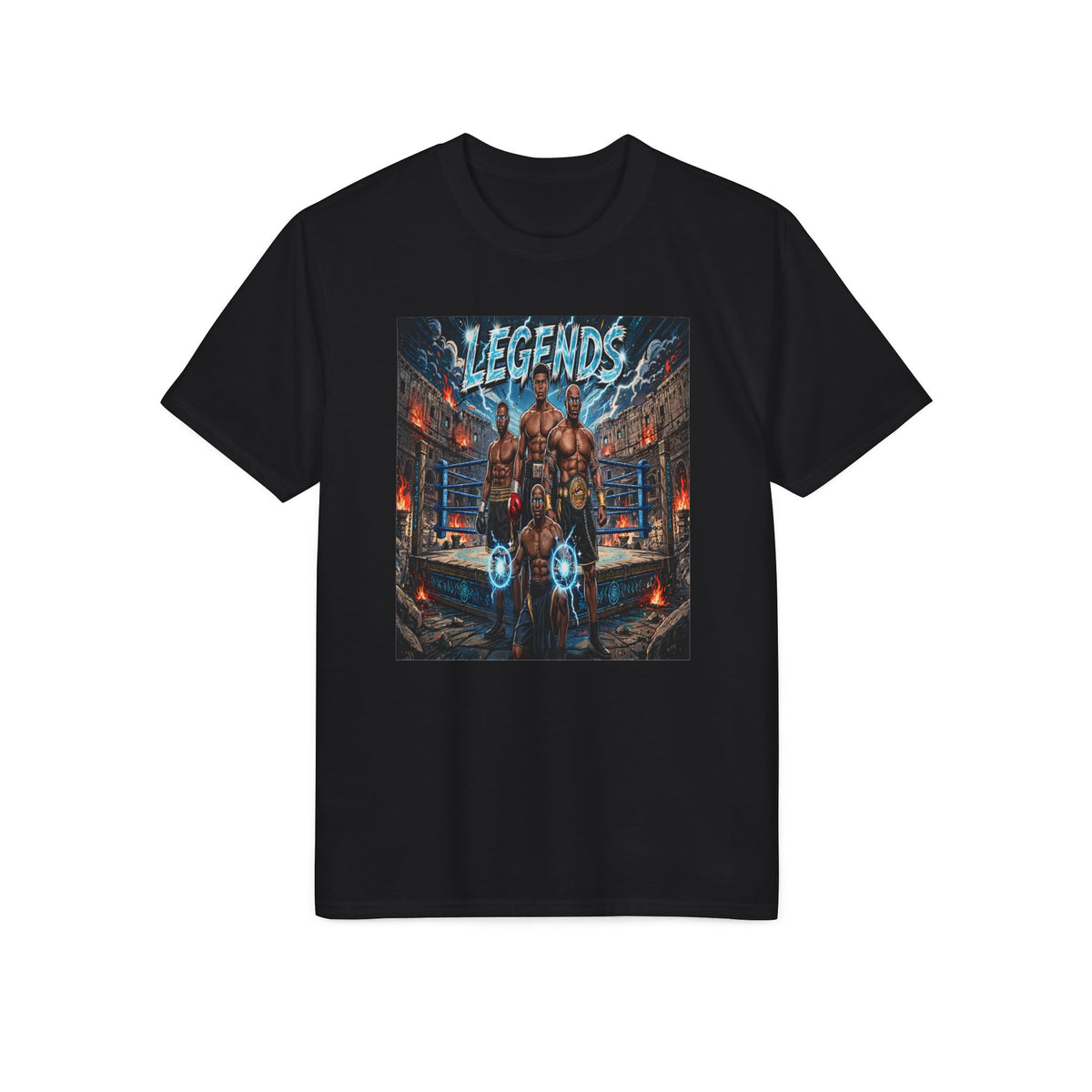 Legends Graphic T-Shirt – Retro Arcade Fighter Design