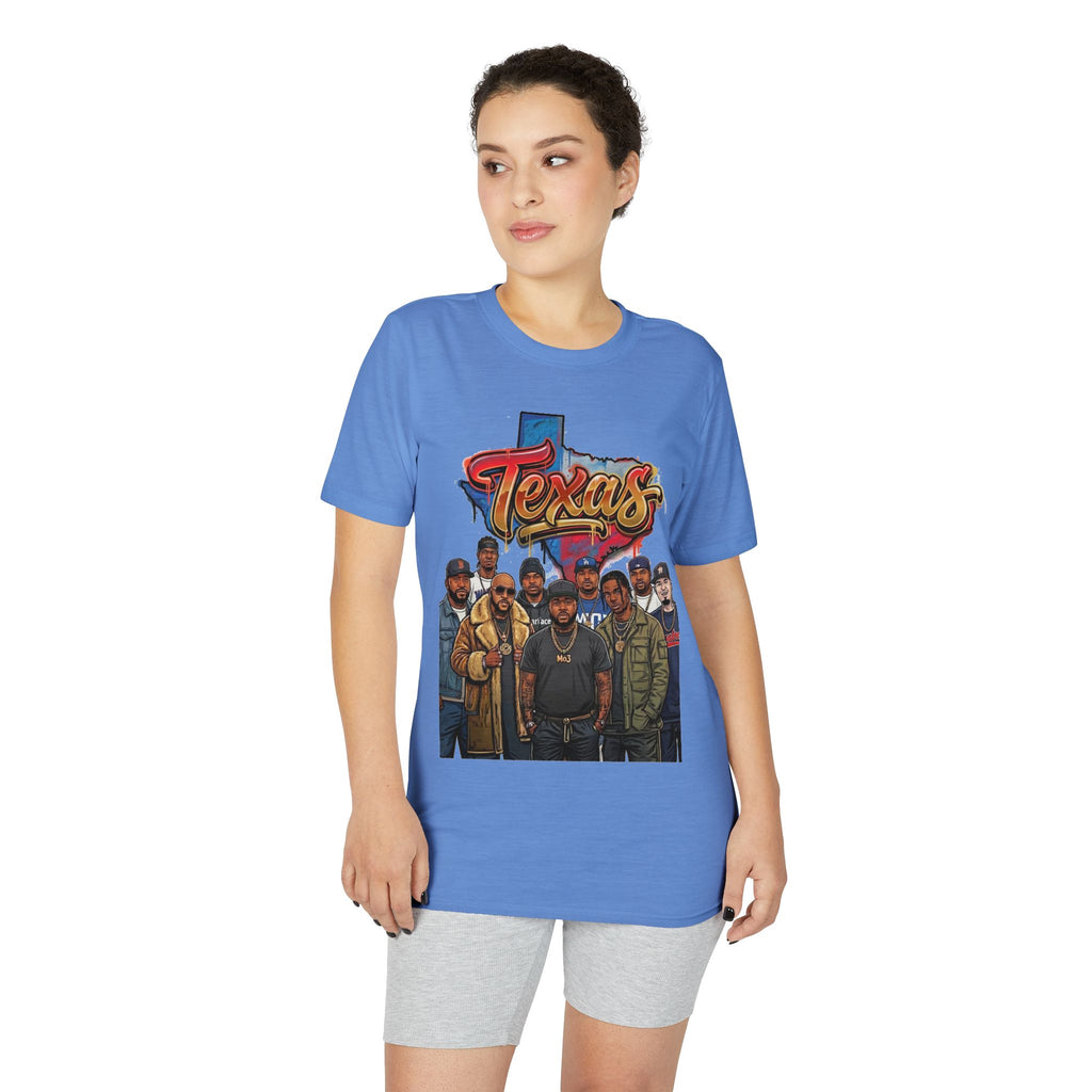 Texas Crew Illustration T-Shirt — Lone Star City Portrait Tee