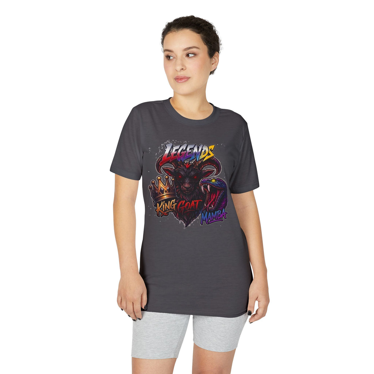 T-Shirt — Retro Monster Racing Graphic Tee (’Legend’ Neon Streetwear)