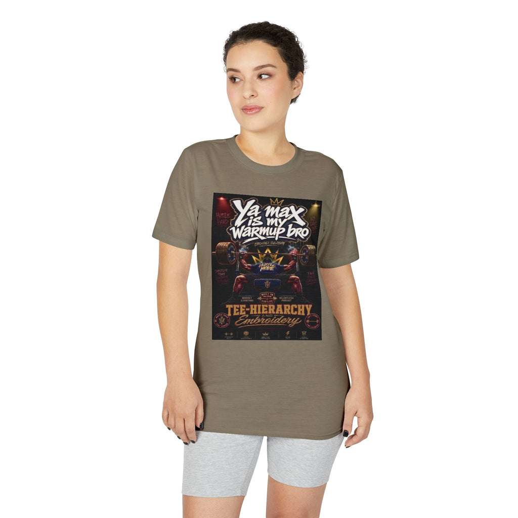 Ya Max Is My Warmup Pro T-Shirt — Tee-Hierarchy Boxing Graphic Performance Tee