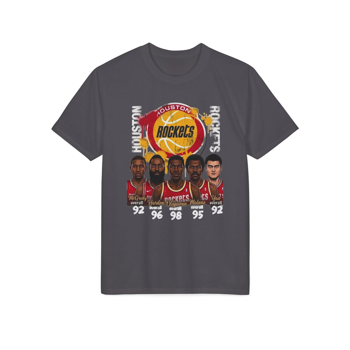 Houston Rockets Basketball Team Graphic T-Shirt