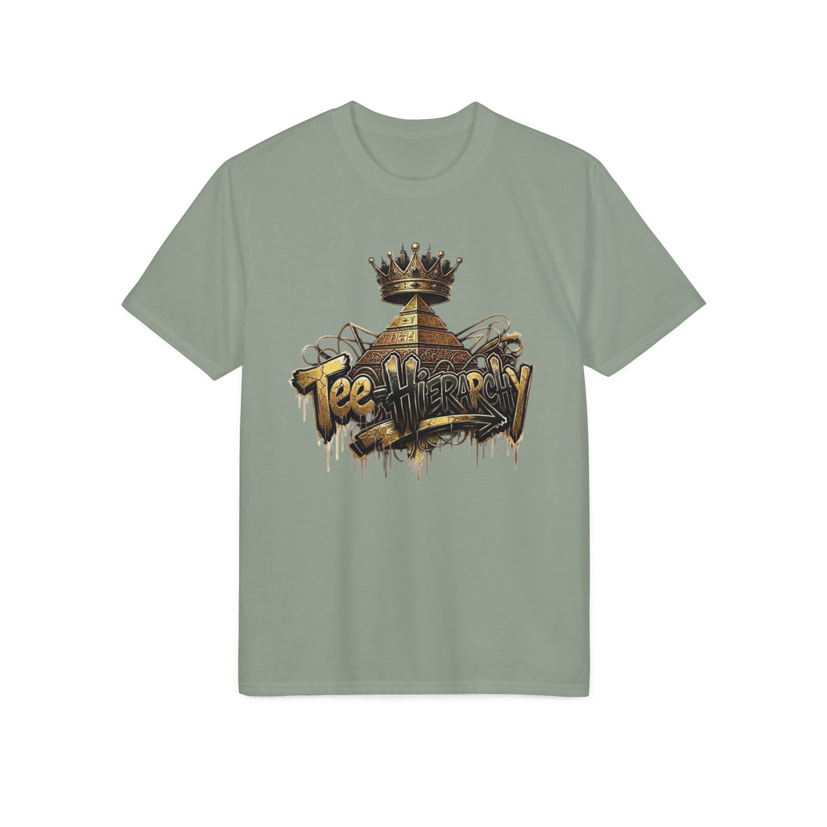 Graffiti Crown Performance T-Shirt — 'Too Worry' Urban Streetwear Graphic Tee