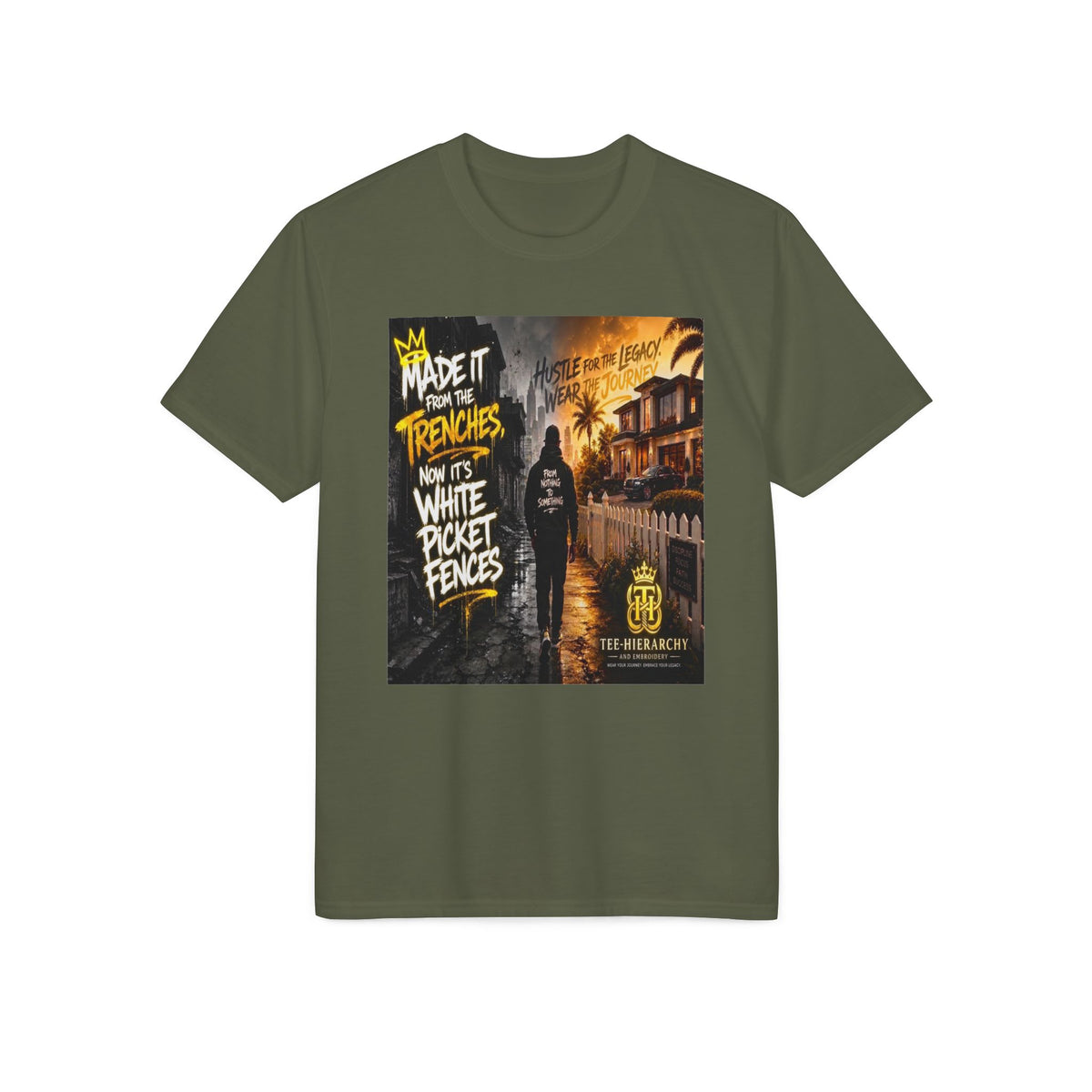 Made It Through the Trenches T-Shirt — Motivational Urban Graphic Tee