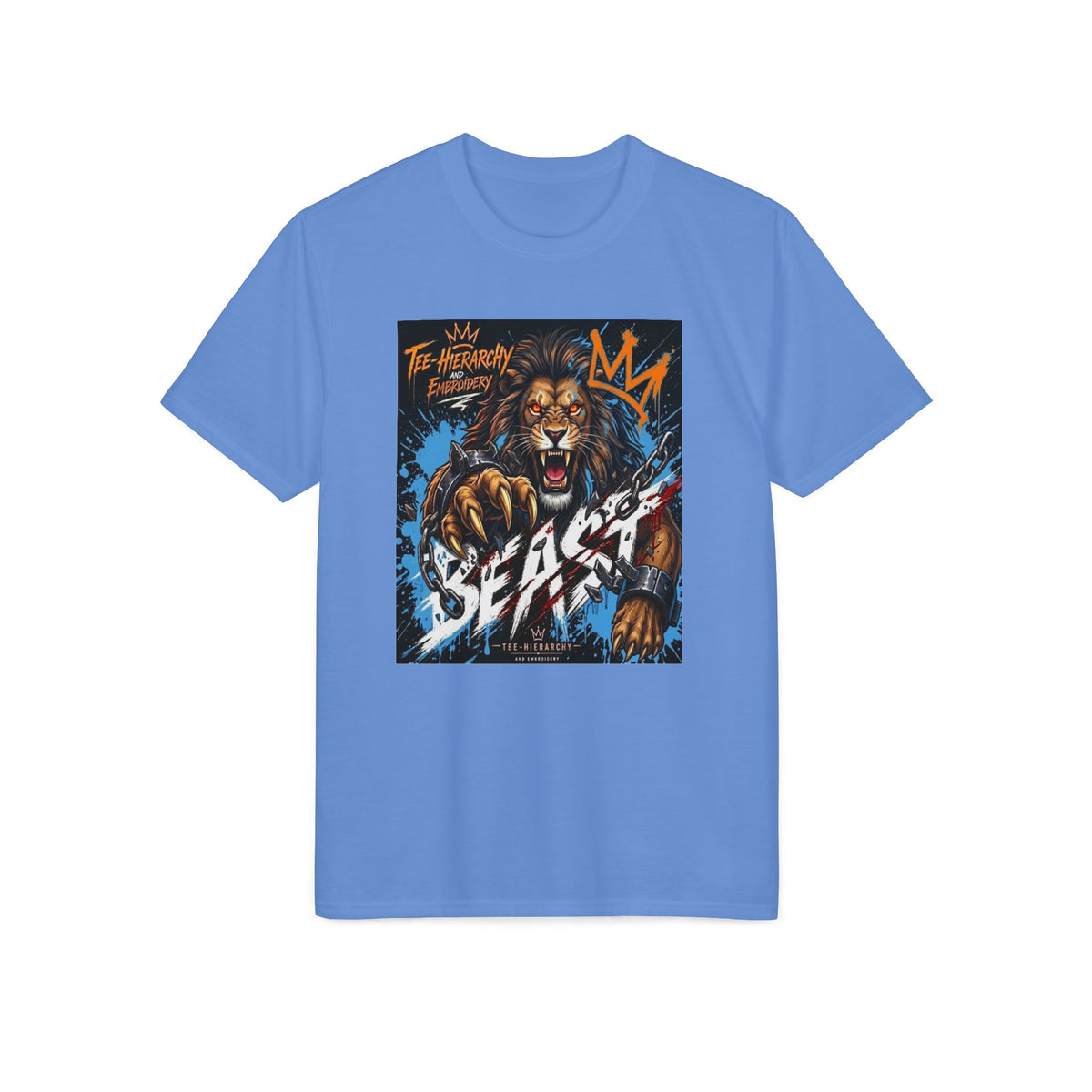 Beast King Lion Graphic T-Shirt — "Beast" Athletic Performance Tee